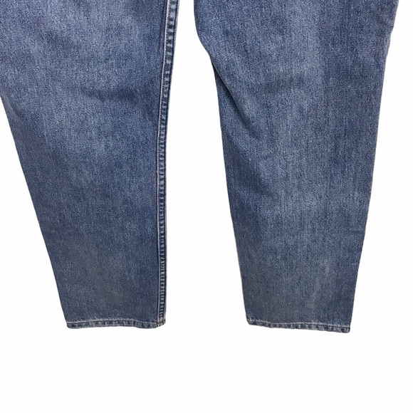 Reformation Julia Blue Crop High Rise Cigarette Jeans - Picture 6 of 10